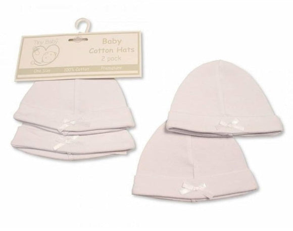 Baby Hats With Bow - 2-Pack Clothing
