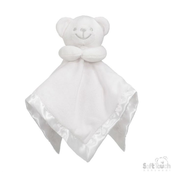 Soft Touch Baby Comforter White Nursery
