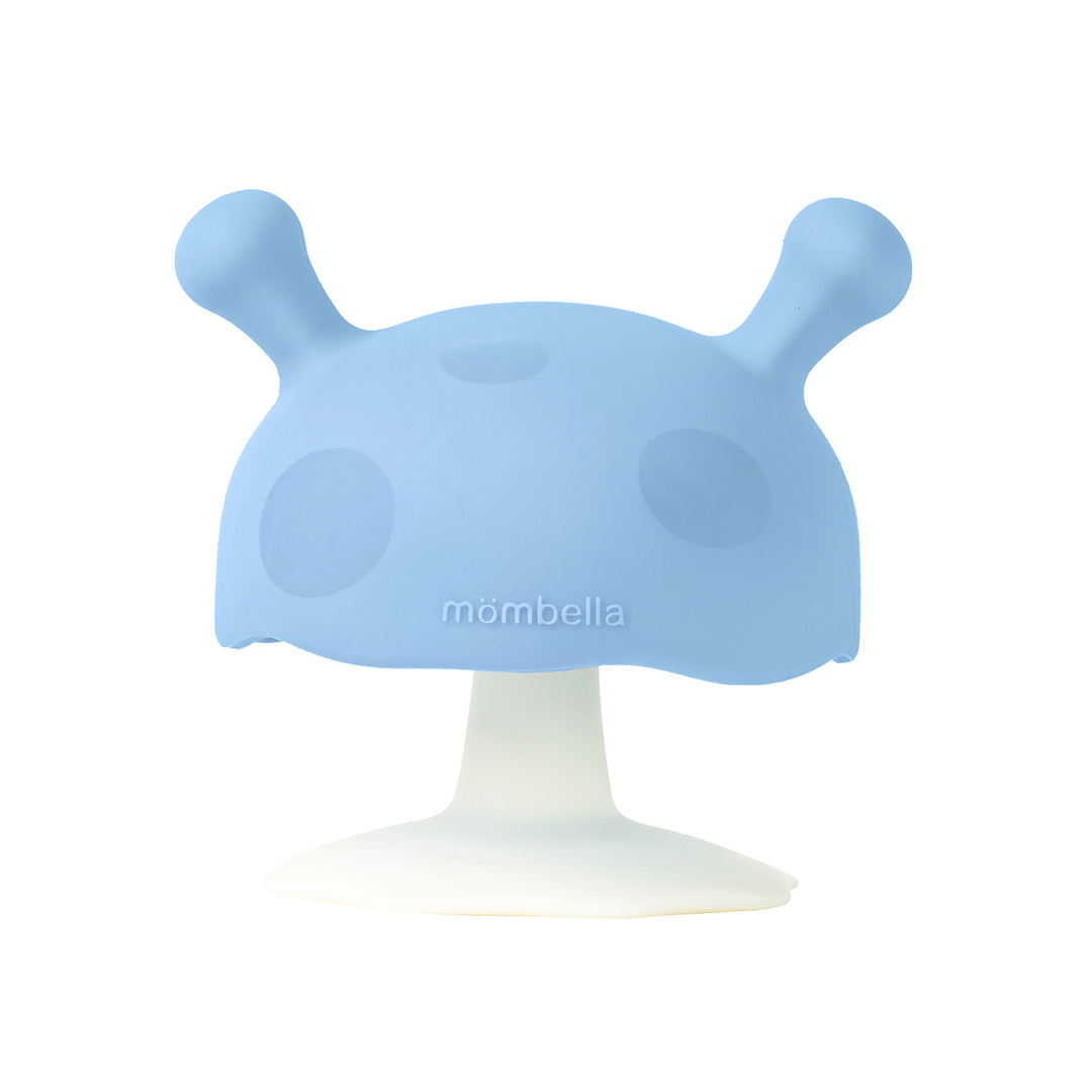 Mombella Mimi Mushroom Teether 0-6 Months - 7 Colours Blue Pacifiers & Teethers