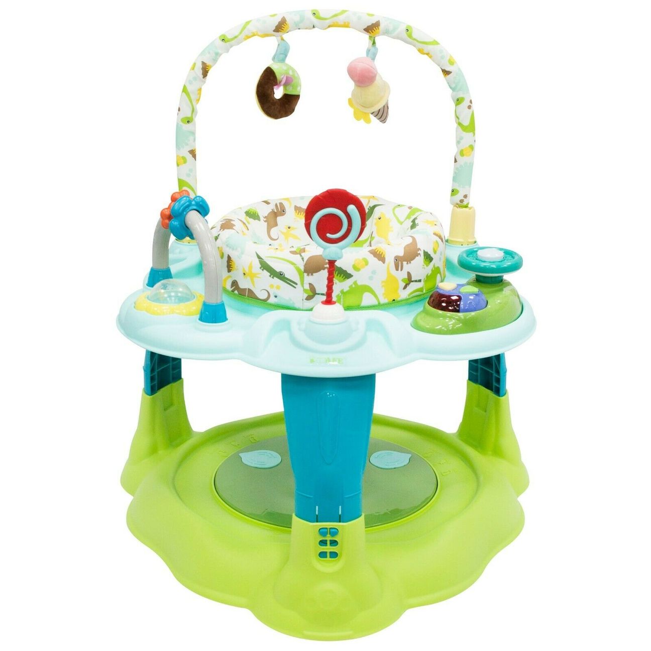 Isafe 2 In 1 Activity Centre Entertainer Dino Land Bouncers & Playmats