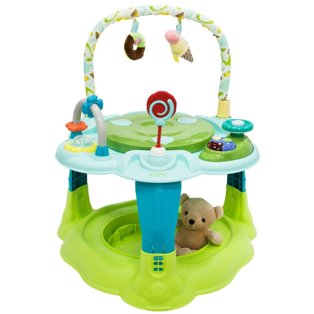 Isafe 2 In 1 Activity Centre Entertainer Dino Land Bouncers & Playmats