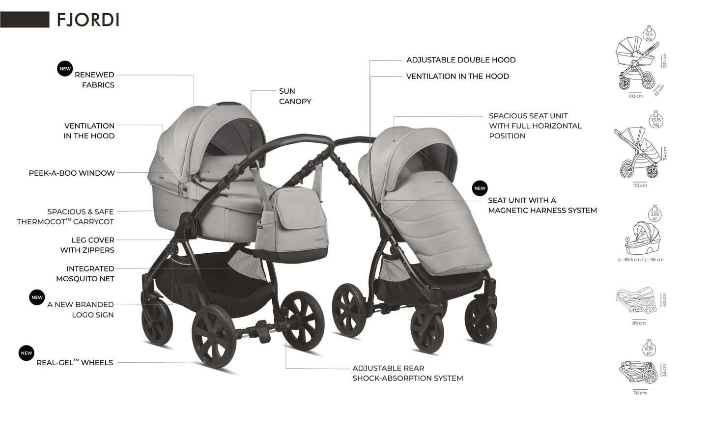 Noordi Fjordi - Grey Travel System