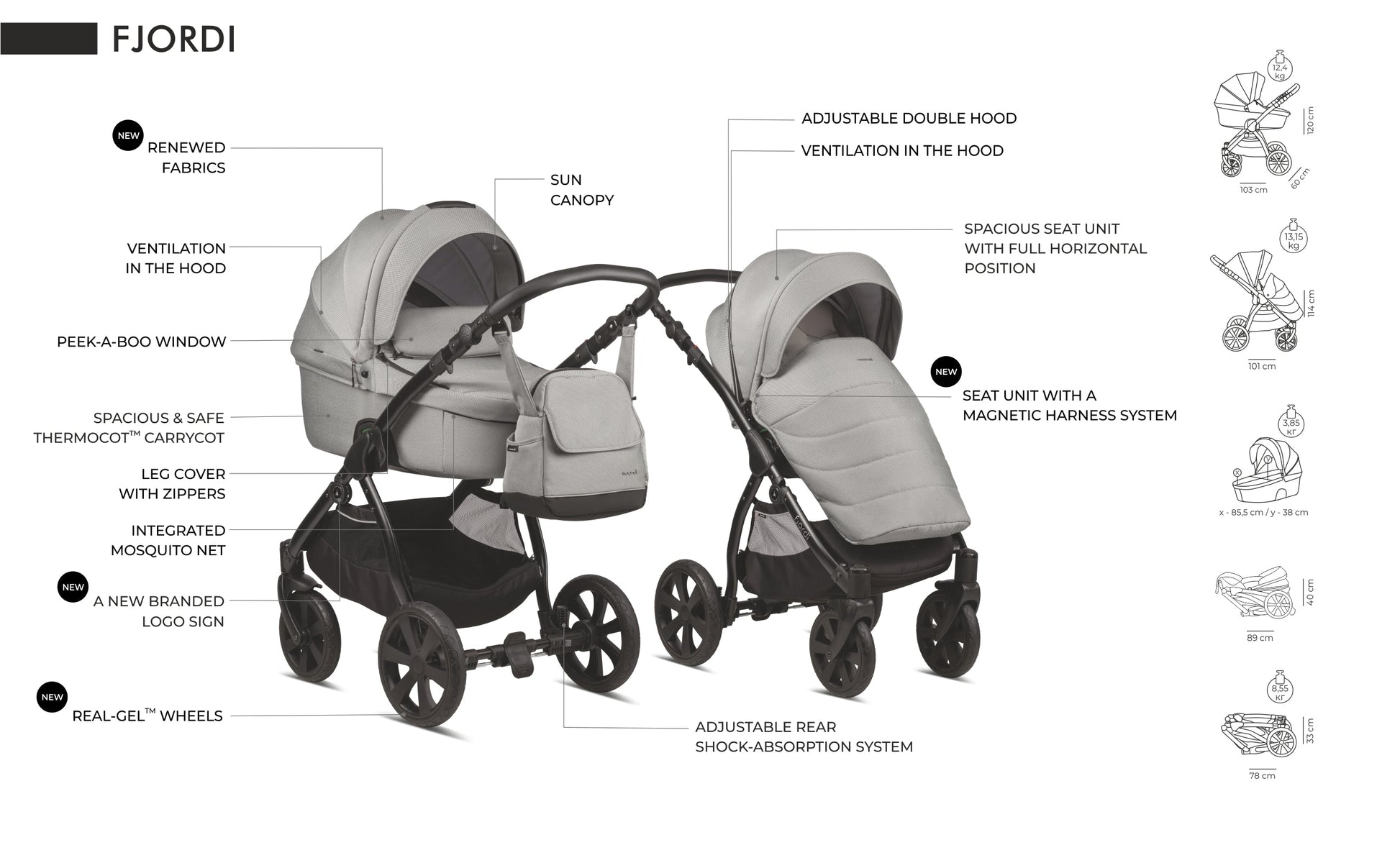 Noordi Fjordi - Grey Travel System