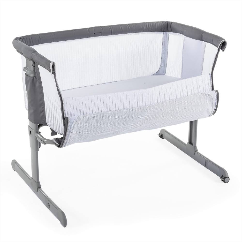 Chicco Next2Me Air Bundle - Dark Grey Bedside Crib