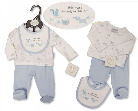 Premature Baby Boys 3 Pcs Set - Hello World Clothing
