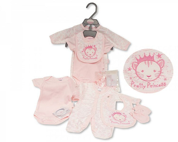 Tiny Chick Premature Baby Girls 4 Piece set - Pretty Princess