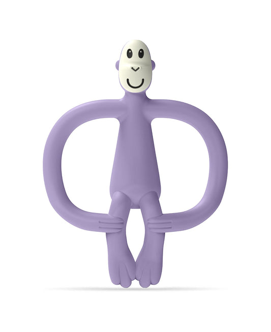 Purple Monkey Teether Feeding